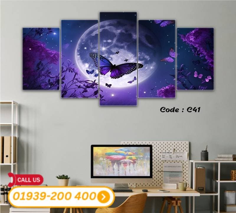5 panel wall canvas code: C41